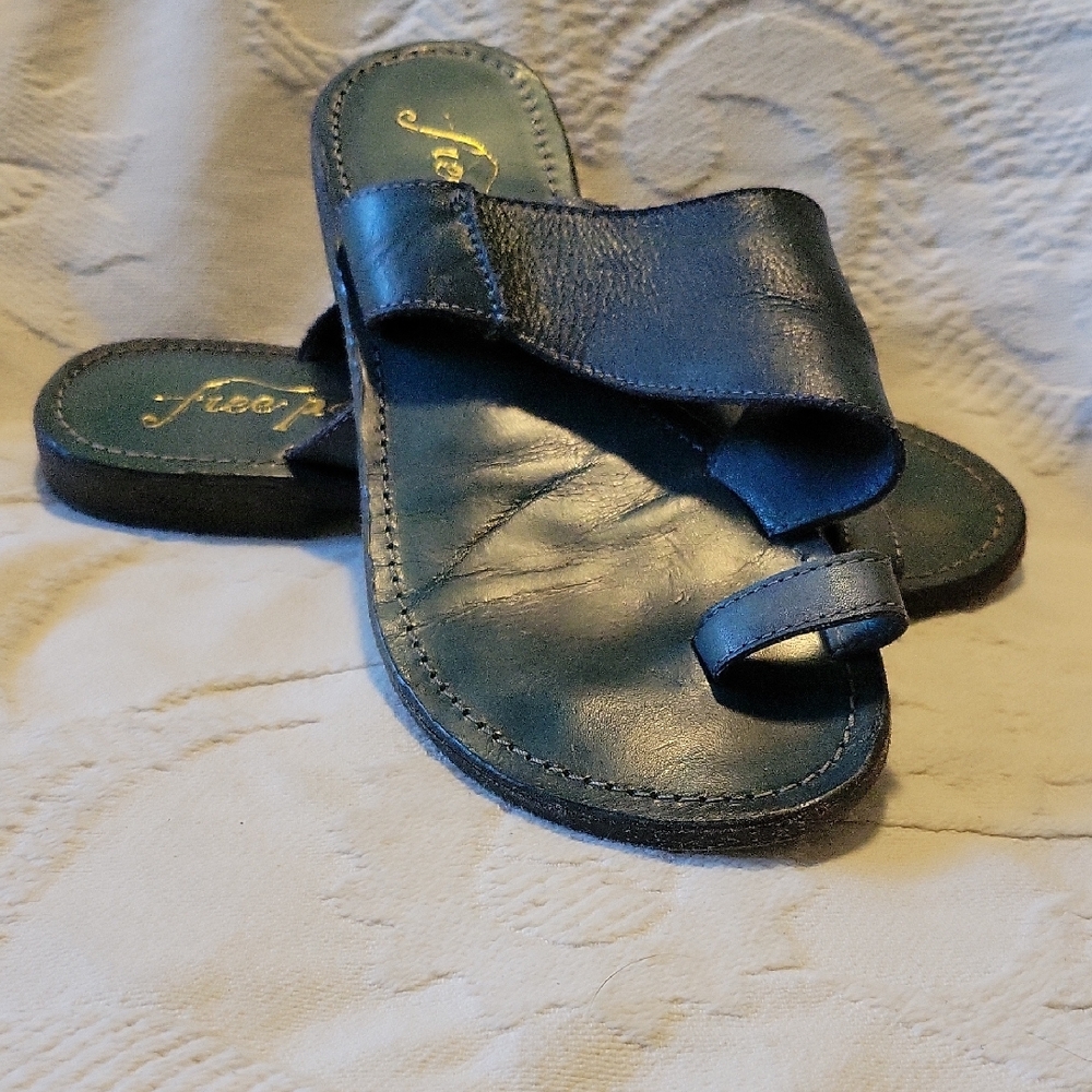 Teal Free People Sant Antoni Slide